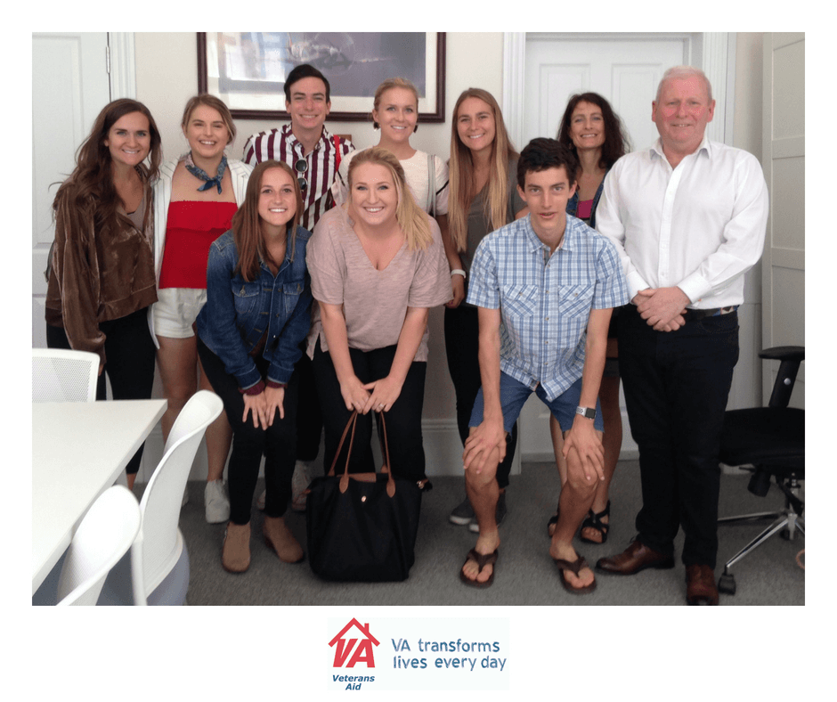 Veterans Aid hosts visitors from The University of Georgia 2018