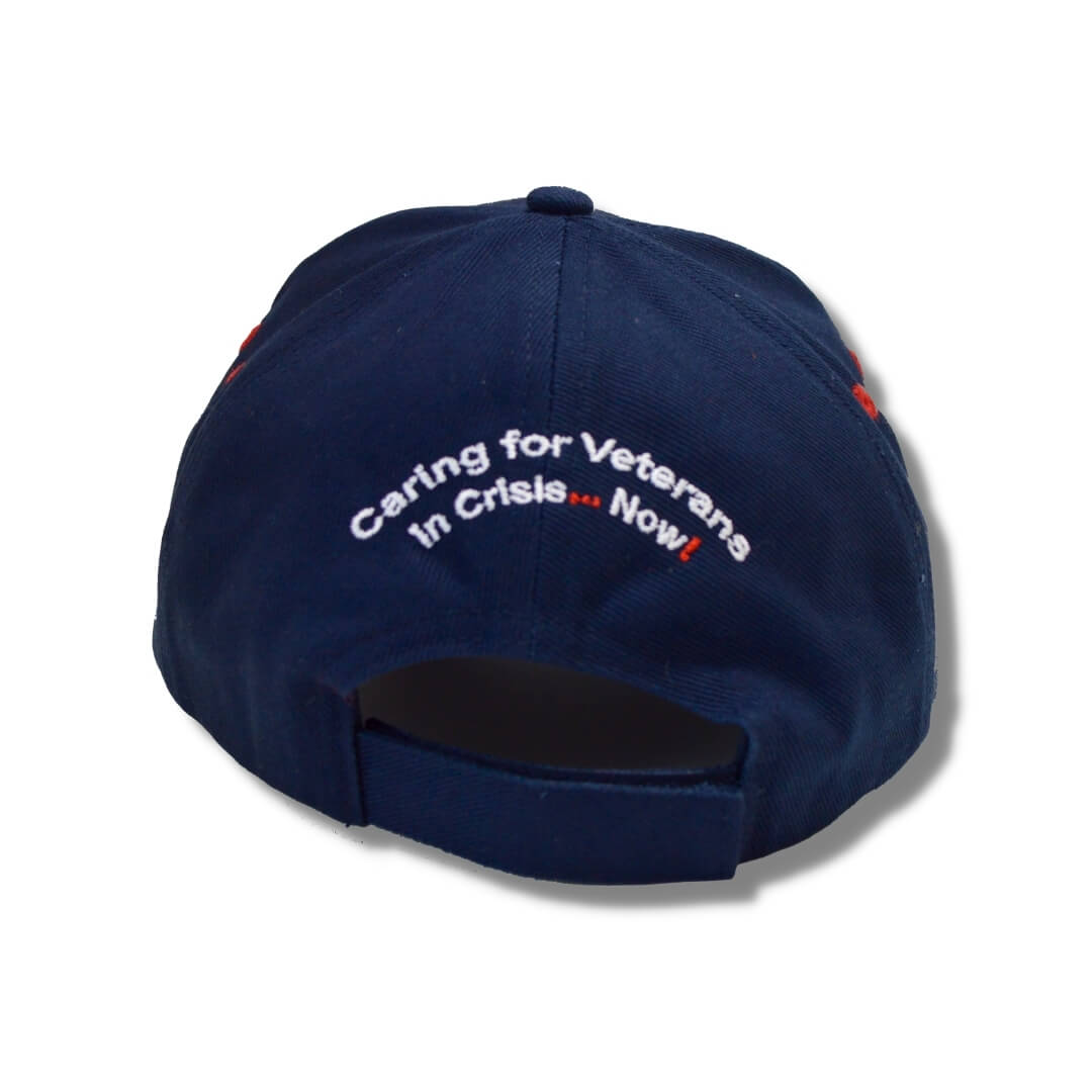 Veterans Aid Navy Cap Back